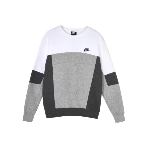 Nike Белый Мужской Свитшот
