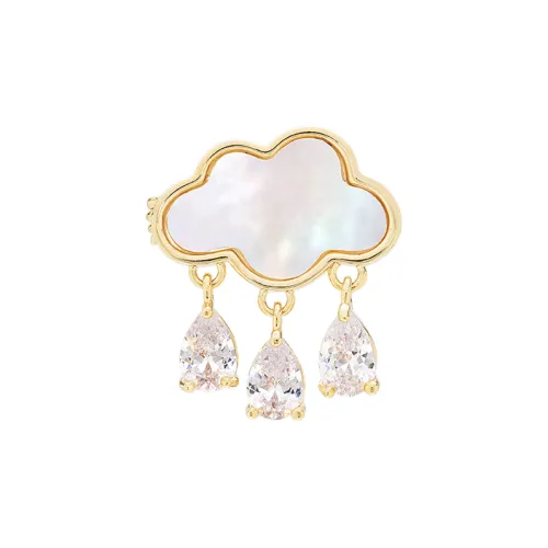 ROYALSASA Медный Искусственный Кристалл Искусственная Жемчужина Броши Женские