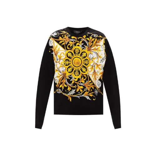 VERSACE Мужские черные свитшоты