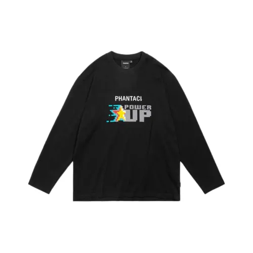 PHANTACI Черные Мужские T-Рубашки