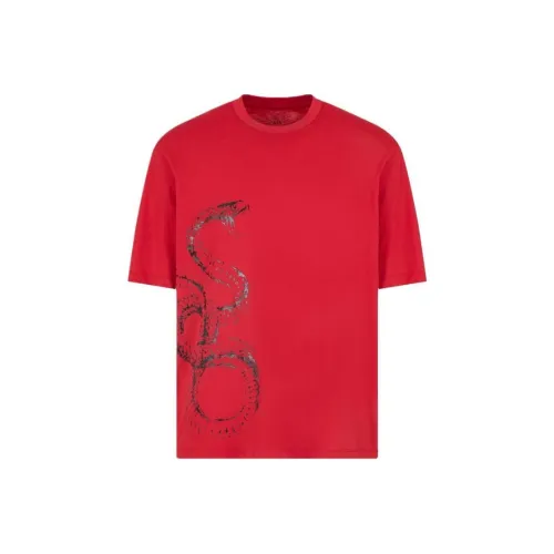 ARMANI EXCHANGEAE SS25 T Рубашка Мужская Красная