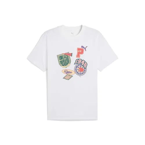 PUMA Белый 02 Мужская T-рубашка