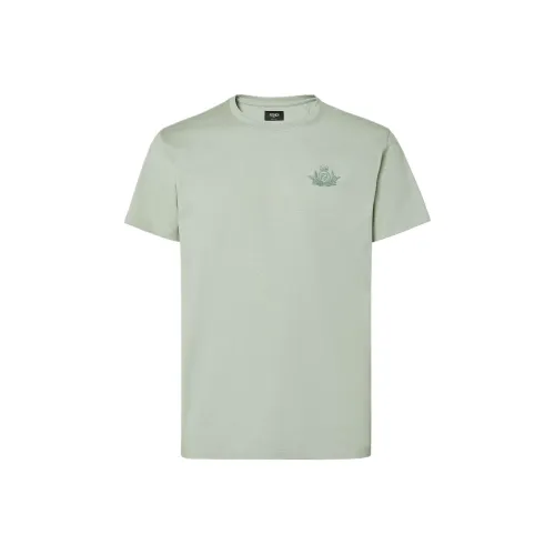 Fendi Зеленые Мужские T-рубашки