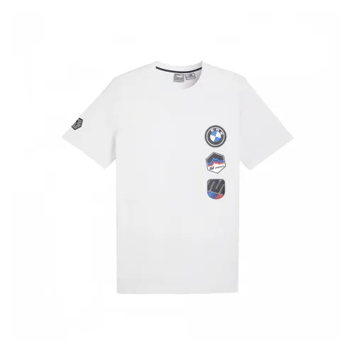 PUMA BMW Motorsport T-Shirt Мужской Серебряный