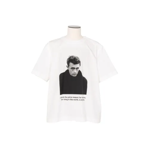 Sacai совместный бренд James Dean Collaboration Белый Мужской T-рубашки