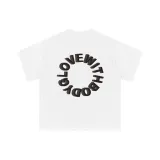 Белый с черной печати