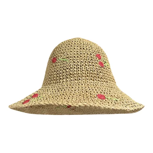 MITHAOL KUSC Соломенная плетеная шляпа-ведро Женская