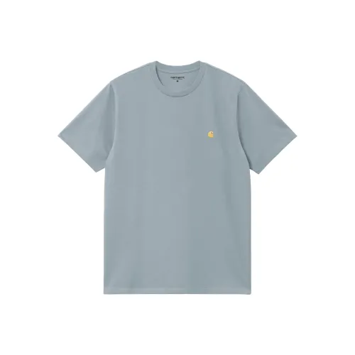 Carhartt WIP Chase Матовый Синий Мужская Футболка