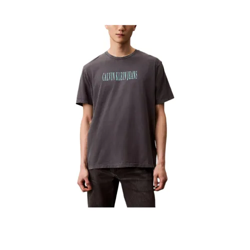 Calvin Klein T-рубашка мужская цвет эбеновый