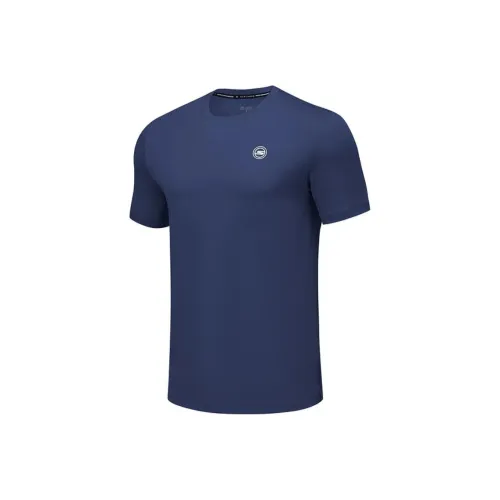 Skechers T-Shirt Мужская Морская Коллегиальный Синий