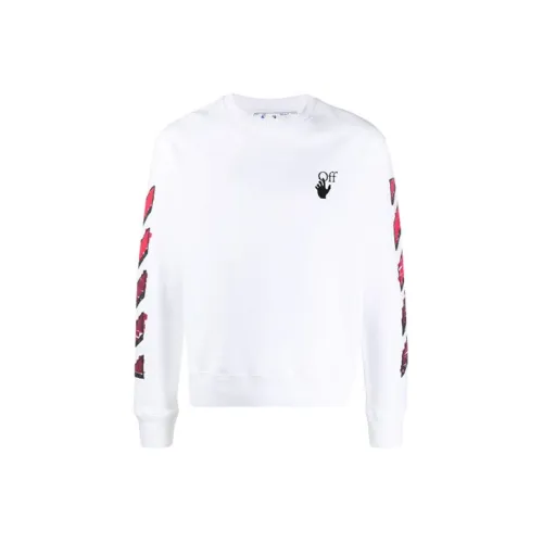 Off Белый SS21 Белый Мужские Толстовки