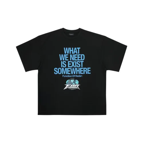 FARFROMWHAT T-Shirt Мужской Черный