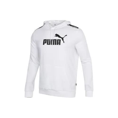 PUMA Amplified Hoodie Белый Мужской Толстовки