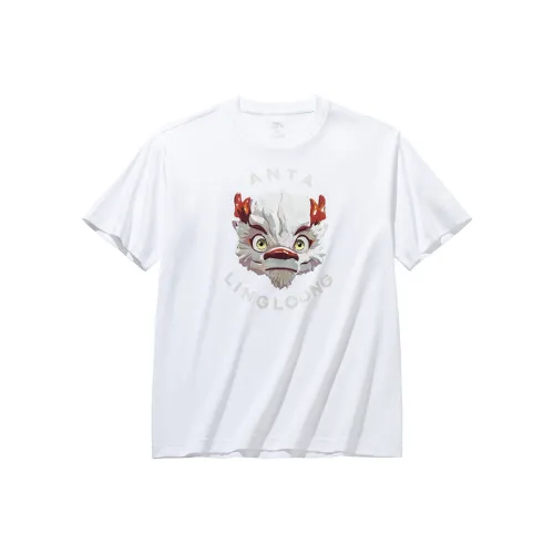 ANTA Spirit Dragon Белая снежинка Унисекс T-рубашки