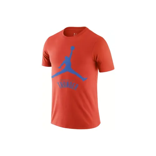 Jordan NBA Коллаборация Oklahoma City Thunder Essential T-Shirt Oklahoma City Thunder Мужской Оранжевый