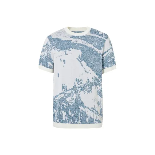 K BOXING T Рубашка Мужская Светло-Синяя