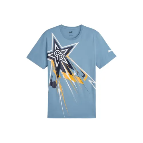 PUMA x CHRISTIAN PULISIC SS24 T-Shirt Мужской Синий