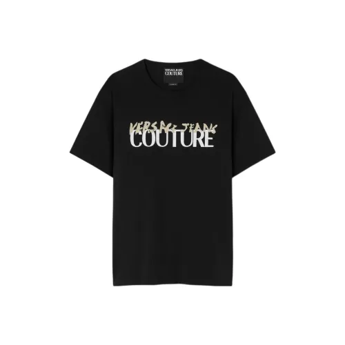 VERSACE Мужские черные T-рубашки