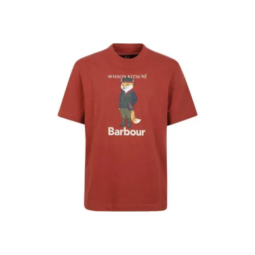 BARBOUR Red Мужская T-рубашка