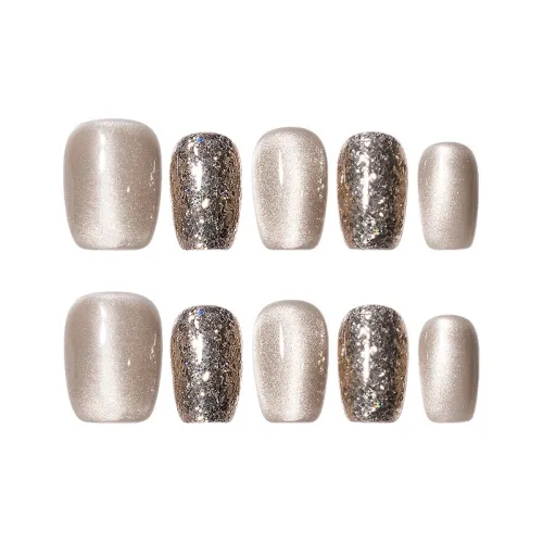 MAYCHAO Ручная работа Искусственный Ногтик Короткий ЛАДЬЯ