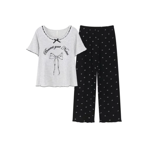 ROMANTIC·SPRING Пижамный комплект Женский Светло-серый