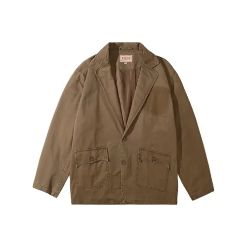 JFU Кофе Мужские Деловые Костюмы