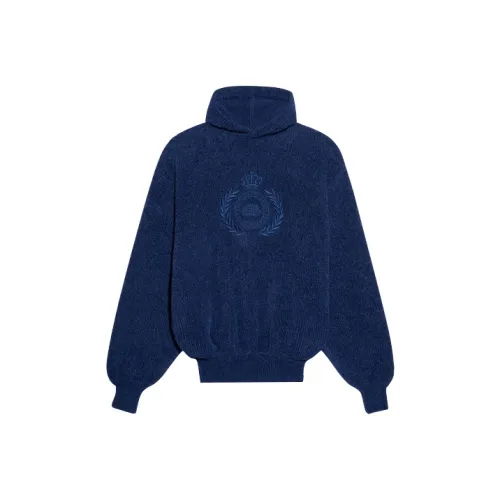 BALENCIAGA Темно-синий Унисекс Свитшоты