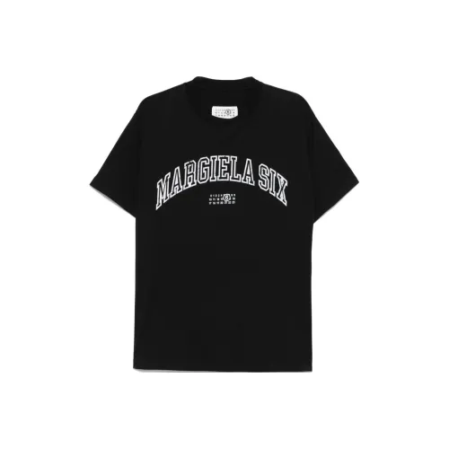 MM6 Maison Margiela совместная черная мужская рубашка T