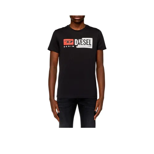 DIESEL Мужские черные T-рубашки