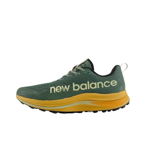 New Balance NB FuelCell SuperComp Trail Low Топ Беговые кроссовки Мужской Зеленый