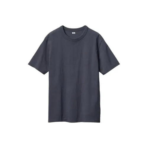 UNIQLO T-рубашка унисекс асфальтово-серый