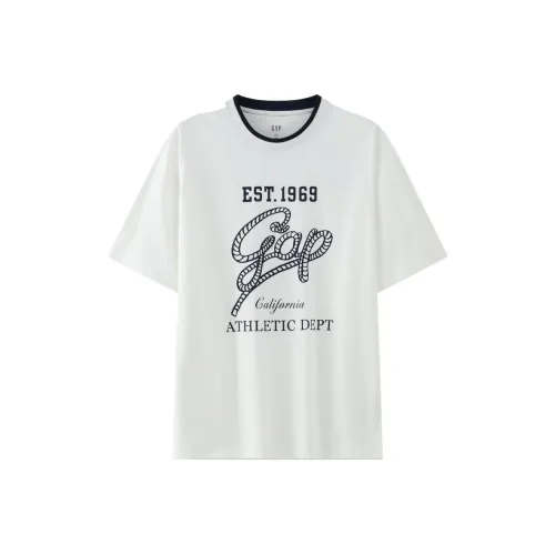 GAP совместная серия City Leisure T-рубашка унисекс белая