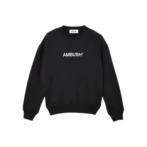AMBUSH Мужские черные свитшоты