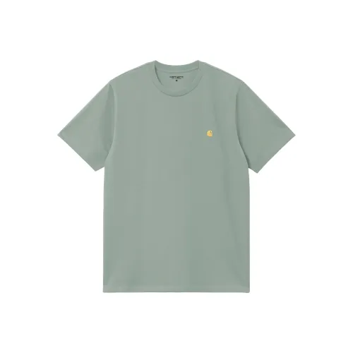 Carhartt WIP Chase Короткий рукав T-рубашки Мужской матовый зеленый