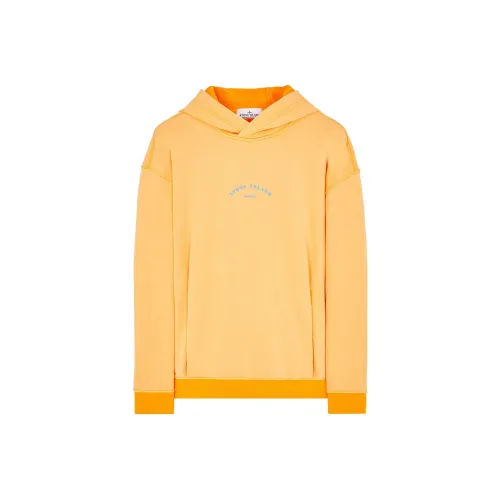 STONE ISLAND Толстовка Мужская Оранжевая