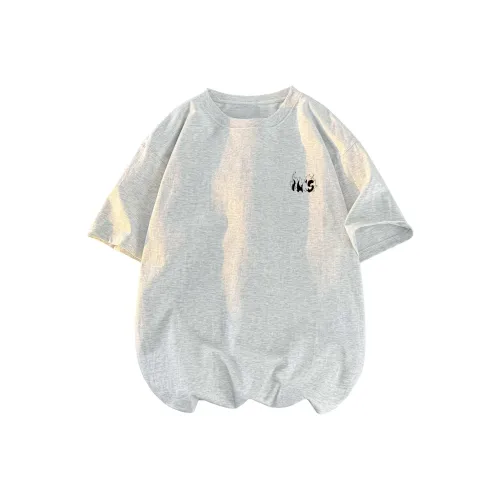 IN'S T-Shirt Унисекс Многоцветный Фотиния Серый