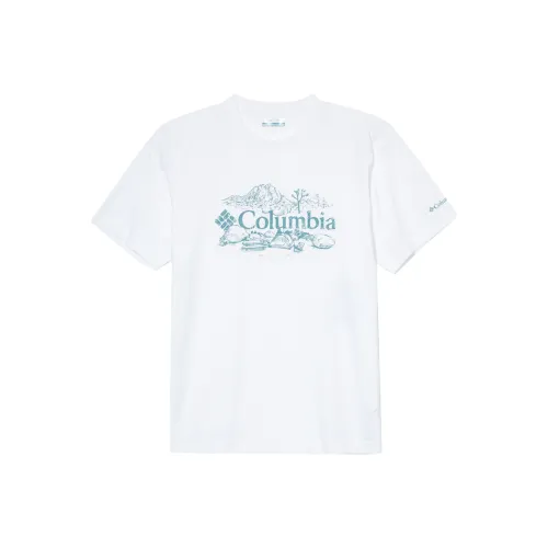 Columbia совместная белая мужская футболка T