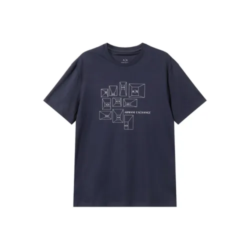ARMANI EXCHANGEAE T Рубашка Мужская Ночной Синий