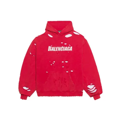 BALENCIAGA Красный Унисекс Свитшоты