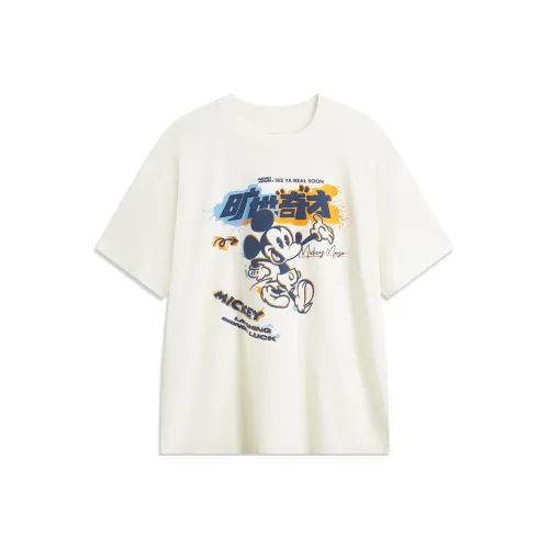 LINING Sports Trendy Collection Disney Collaboration Рубашка Мужская Экрю