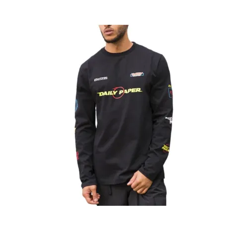 Daily Paper T-Shirt Мужской Черный