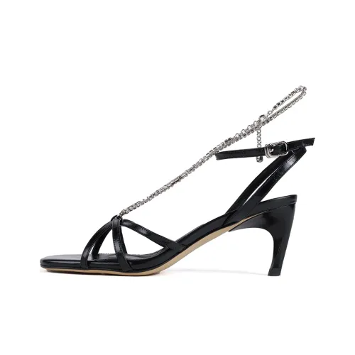 CICIFOR Louvre Night one Ремень Сандалии 7cm Женские Черный