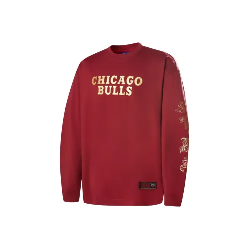 NBA Chicago Bulls T-Shirt Унисекс Темно-красный