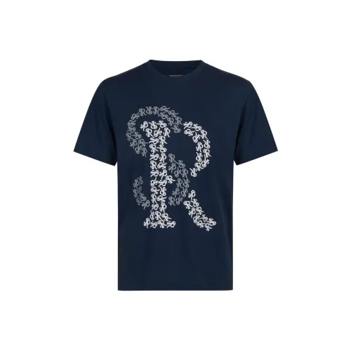 STEFANO RICCI Рубашка Мужская Темно-синяя