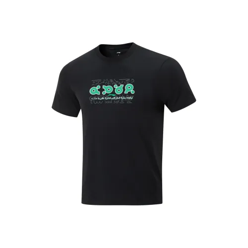 LINING Table Tennis Series T Рубашка Унисекс Черный