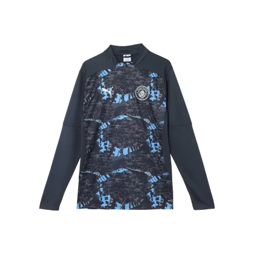 PUMA Темно-синие мужские футболки