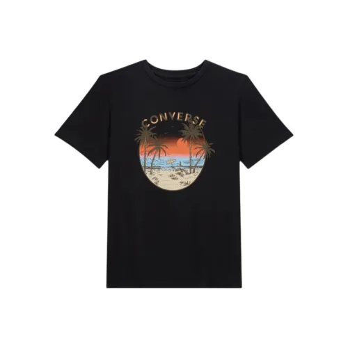Конверс Черные Мужские T-Рубашки
