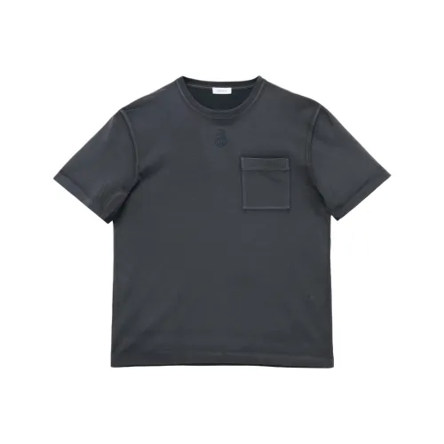 Alexander McQueen FW24 T Рубашка Мужская Черная