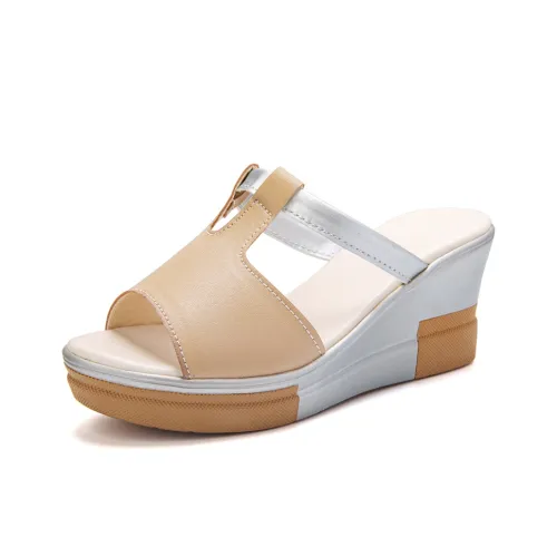 Reivanti Slip-resistant Слипоны Женские Серебряные Коричневые