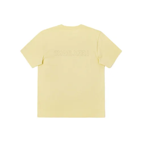 Lee Желтая Унисекс Футболка